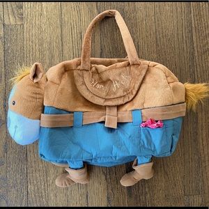 Harry Hoofs Plush Horse Overnight bag